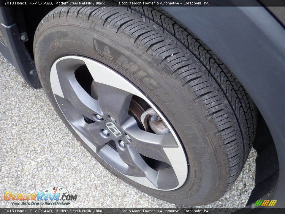 2018 Honda HR-V EX AWD Modern Steel Metallic / Black Photo #5