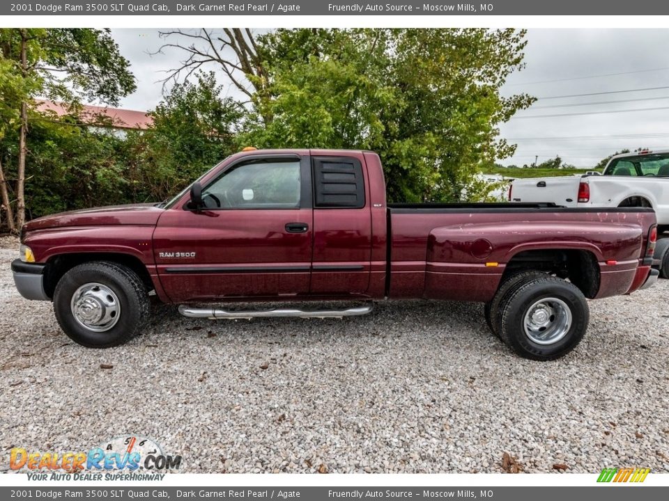 Dark Garnet Red Pearl 2001 Dodge Ram 3500 SLT Quad Cab Photo #7