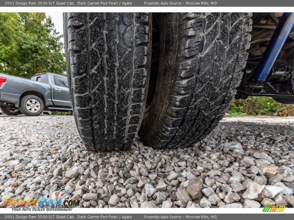 2001 Dodge Ram 3500 SLT Quad Cab Dark Garnet Red Pearl / Agate Photo #15