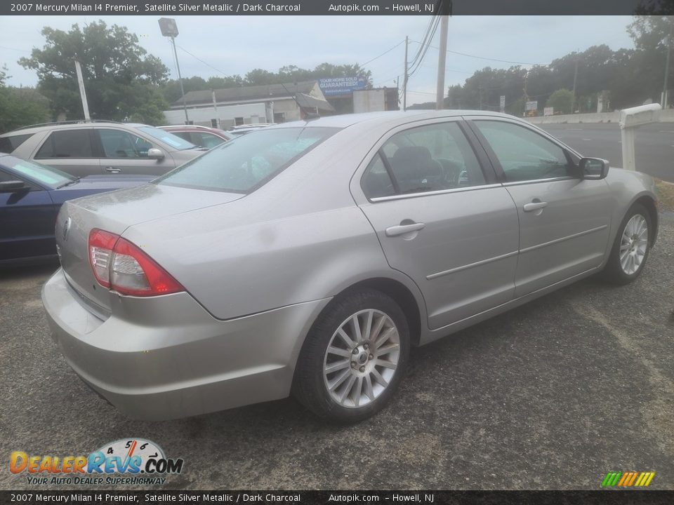 2007 Mercury Milan I4 Premier Satellite Silver Metallic / Dark Charcoal Photo #3