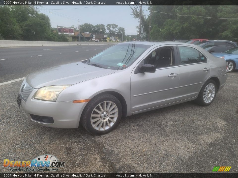 2007 Mercury Milan I4 Premier Satellite Silver Metallic / Dark Charcoal Photo #6