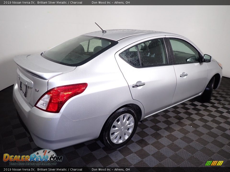 2019 Nissan Versa SV Brilliant Silver Metallic / Charcoal Photo #14