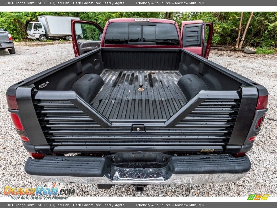 2001 Dodge Ram 3500 SLT Quad Cab Dark Garnet Red Pearl / Agate Photo #23