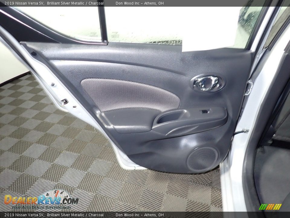 2019 Nissan Versa SV Brilliant Silver Metallic / Charcoal Photo #19