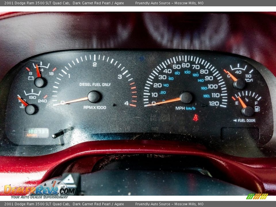 2001 Dodge Ram 3500 SLT Quad Cab Gauges Photo #36