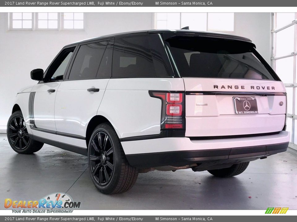 2017 Land Rover Range Rover Supercharged LWB Fuji White / Ebony/Ebony Photo #10