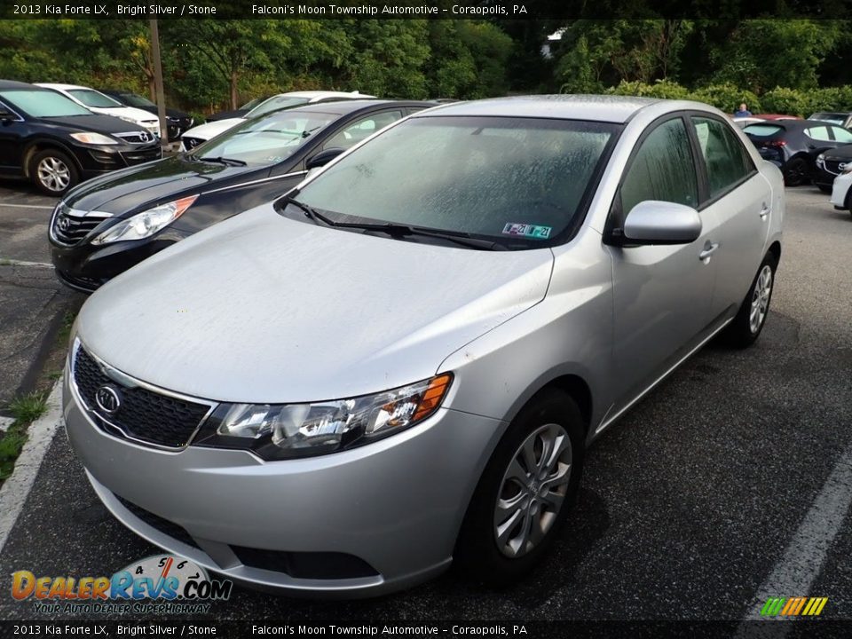 2013 Kia Forte LX Bright Silver / Stone Photo #1