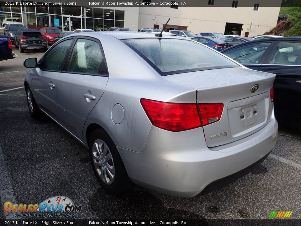 2013 Kia Forte LX Bright Silver / Stone Photo #2