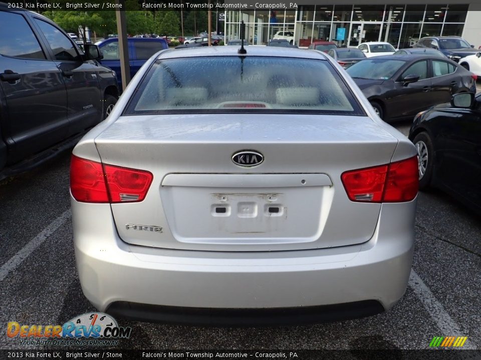 2013 Kia Forte LX Bright Silver / Stone Photo #3