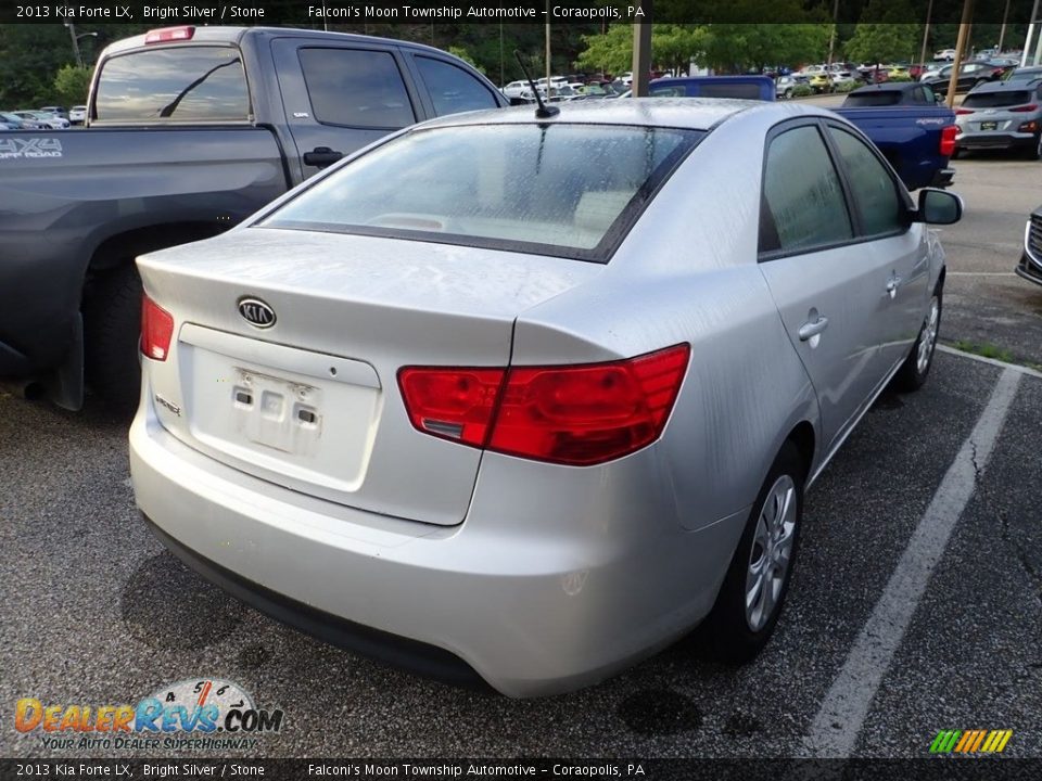 2013 Kia Forte LX Bright Silver / Stone Photo #4