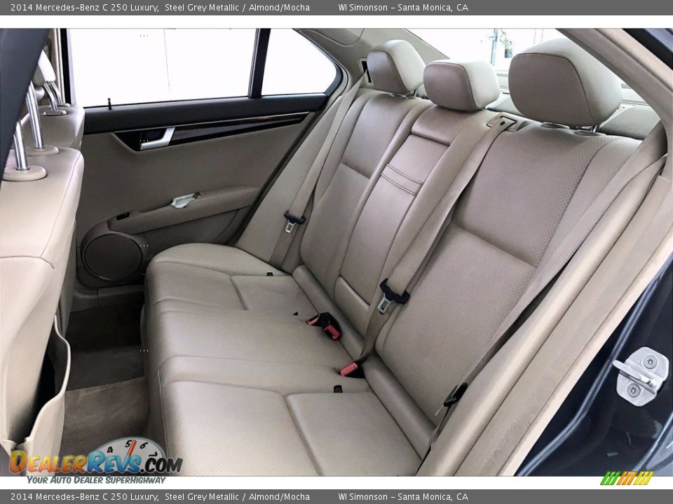 2014 Mercedes-Benz C 250 Luxury Steel Grey Metallic / Almond/Mocha Photo #15