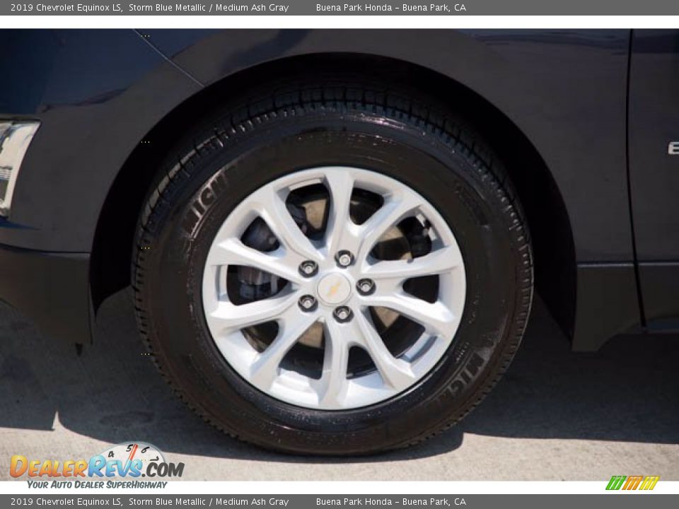 2019 Chevrolet Equinox LS Storm Blue Metallic / Medium Ash Gray Photo #35