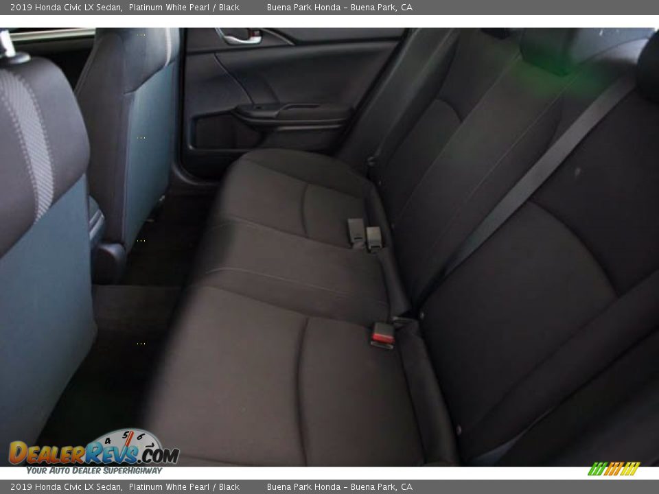 2019 Honda Civic LX Sedan Platinum White Pearl / Black Photo #4