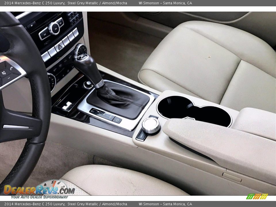 2014 Mercedes-Benz C 250 Luxury Steel Grey Metallic / Almond/Mocha Photo #23