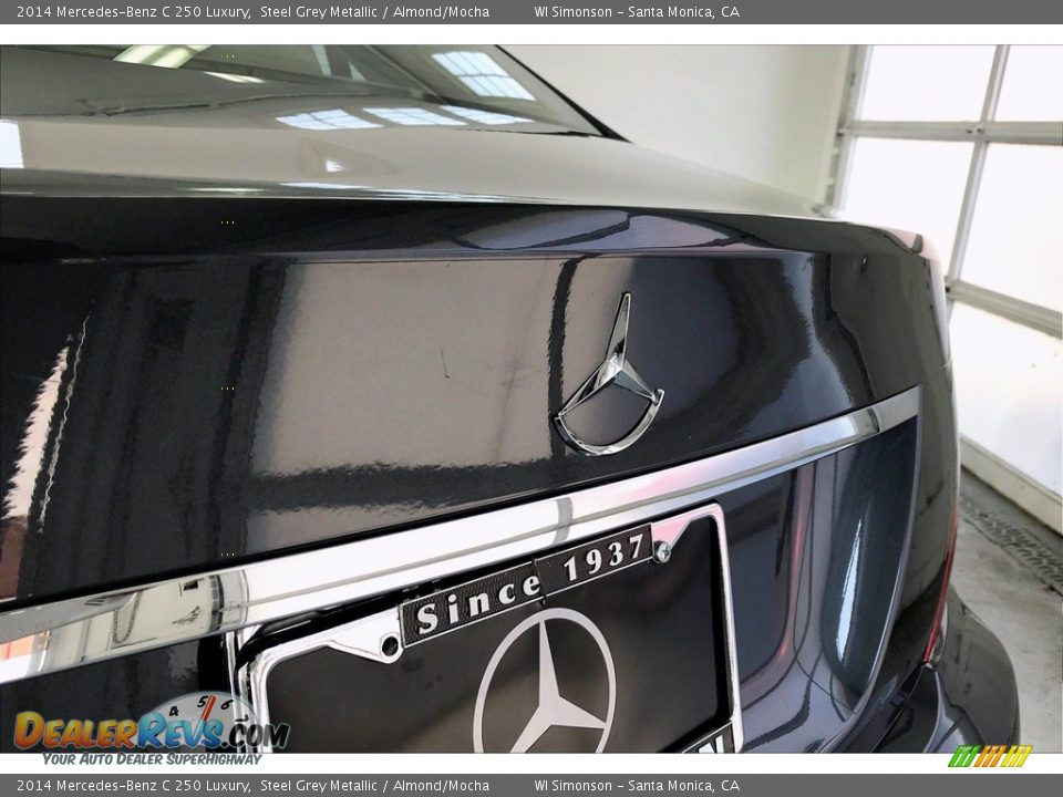 2014 Mercedes-Benz C 250 Luxury Steel Grey Metallic / Almond/Mocha Photo #27