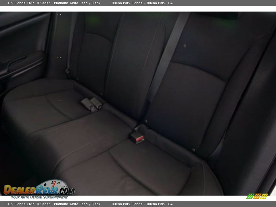 2019 Honda Civic LX Sedan Platinum White Pearl / Black Photo #19