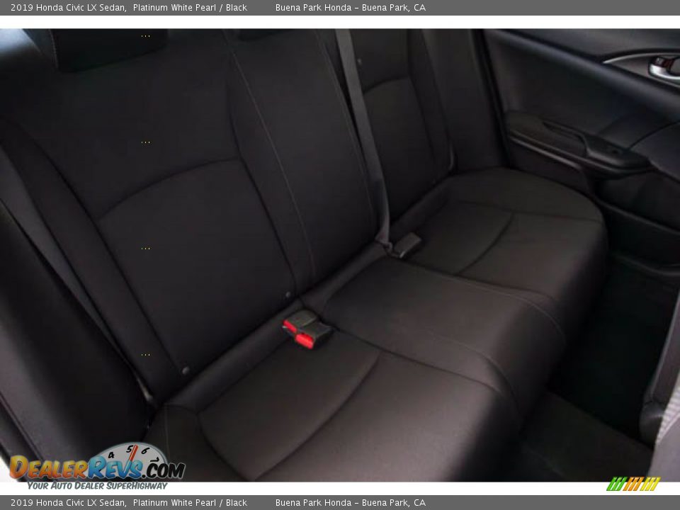 2019 Honda Civic LX Sedan Platinum White Pearl / Black Photo #22