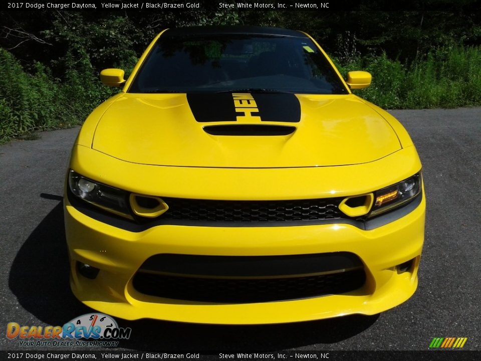 2017 Dodge Charger Daytona Yellow Jacket / Black/Brazen Gold Photo #4
