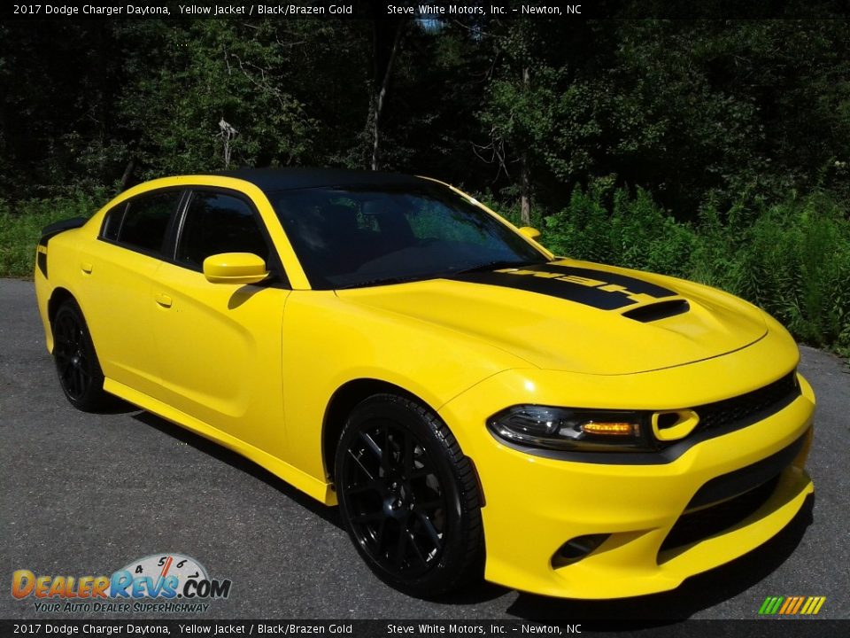 2017 Dodge Charger Daytona Yellow Jacket / Black/Brazen Gold Photo #5