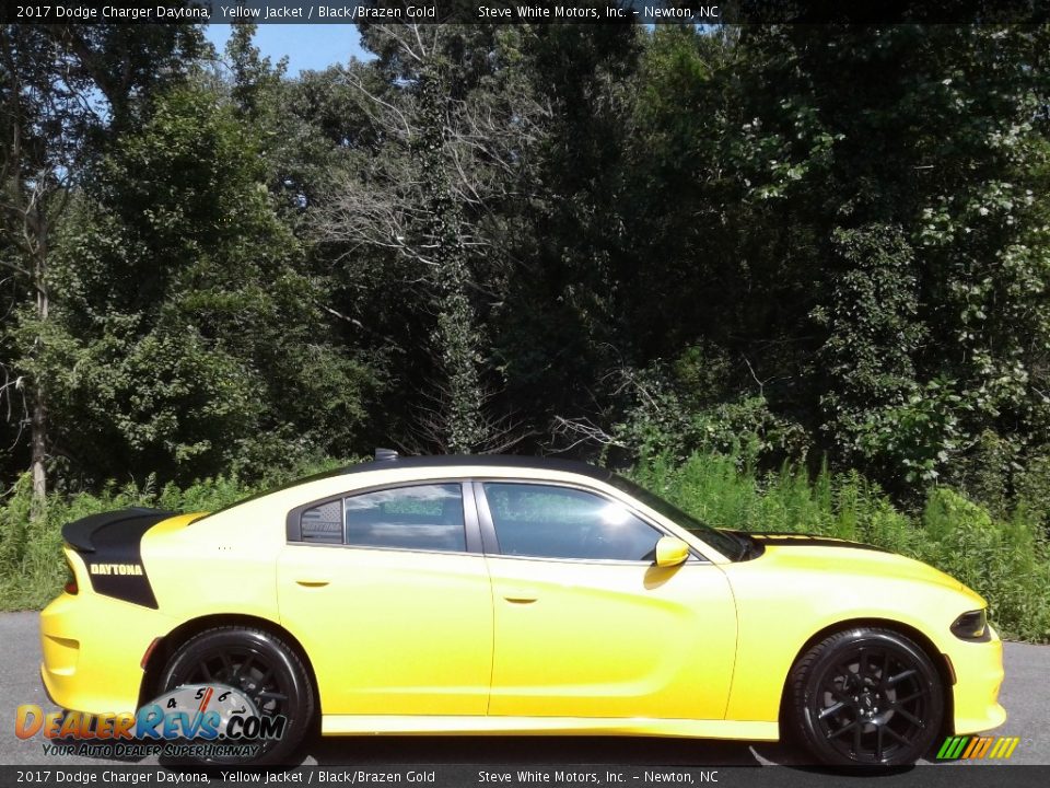 2017 Dodge Charger Daytona Yellow Jacket / Black/Brazen Gold Photo #6