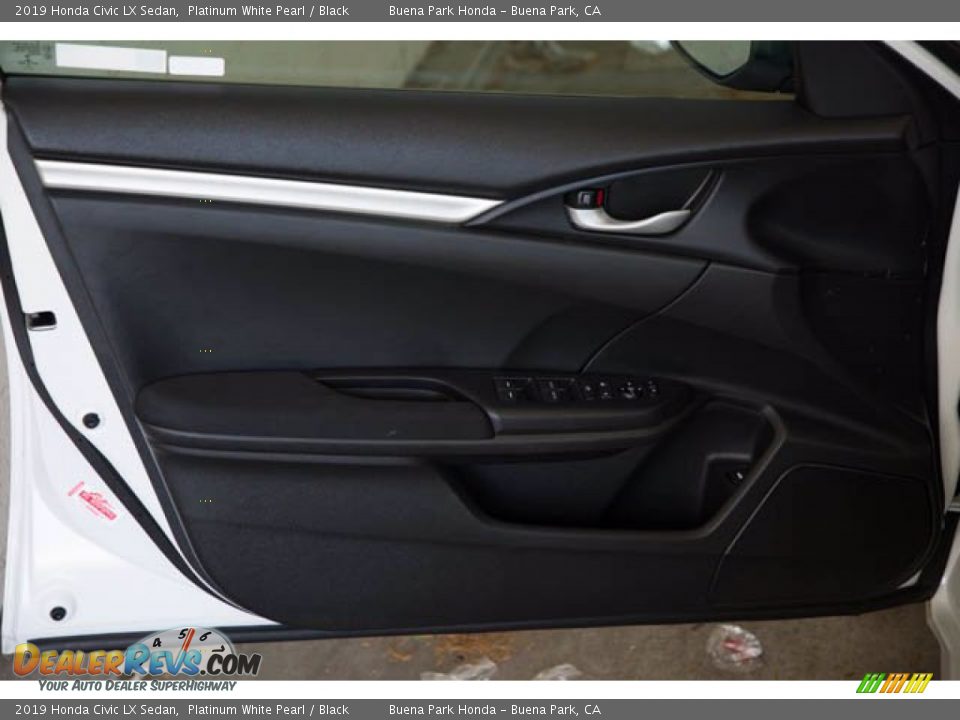 2019 Honda Civic LX Sedan Platinum White Pearl / Black Photo #29