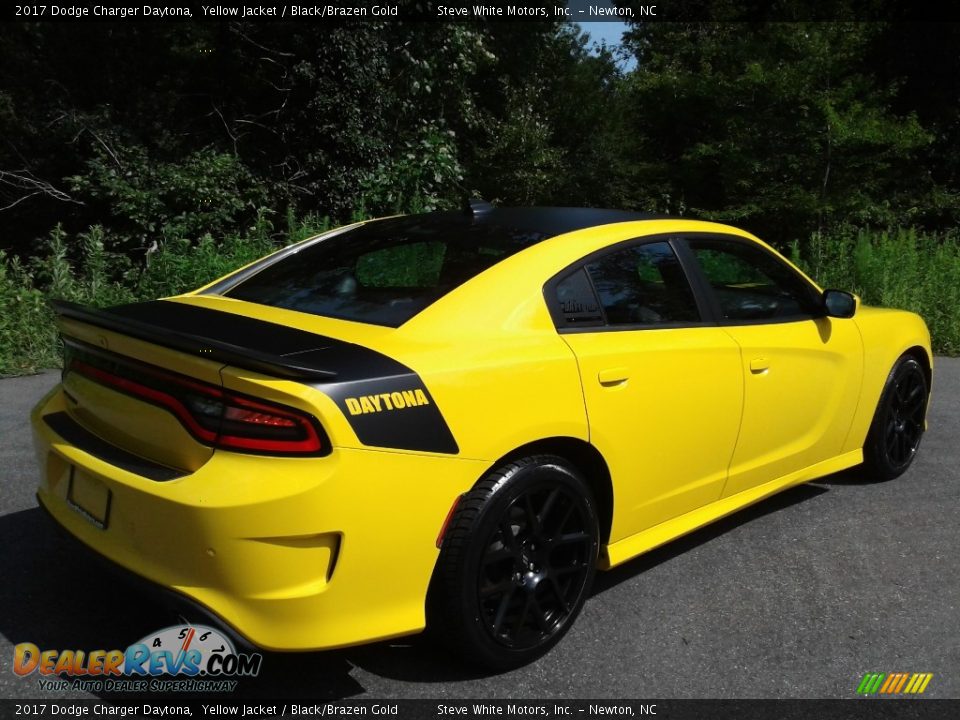 2017 Dodge Charger Daytona Yellow Jacket / Black/Brazen Gold Photo #7