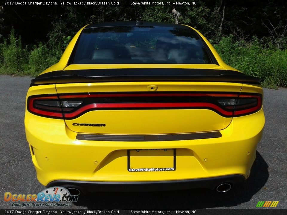 2017 Dodge Charger Daytona Yellow Jacket / Black/Brazen Gold Photo #8