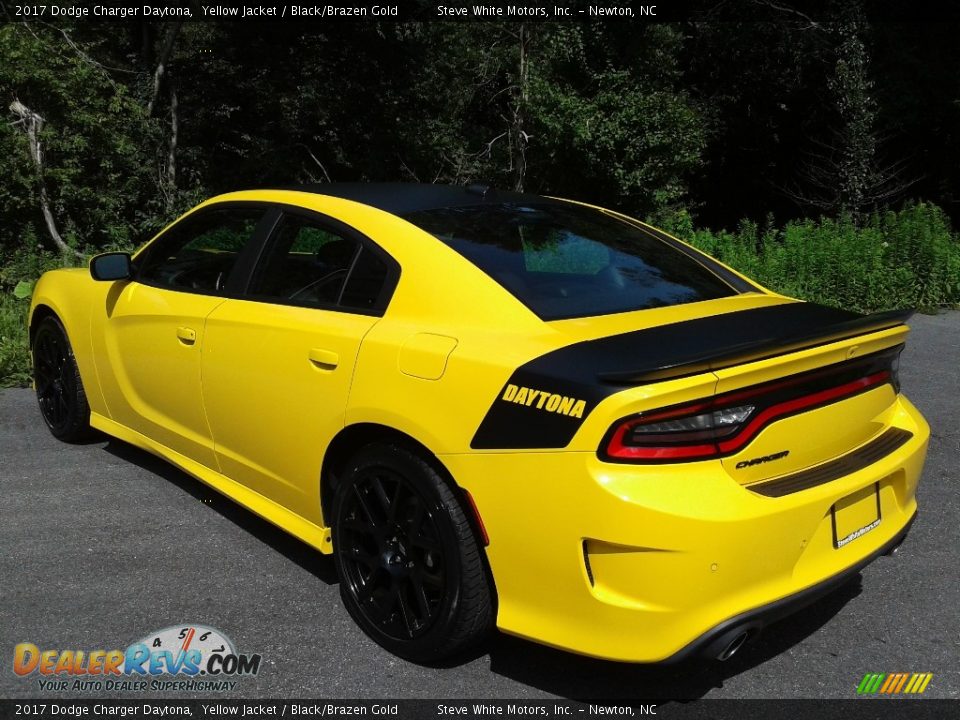 2017 Dodge Charger Daytona Yellow Jacket / Black/Brazen Gold Photo #9