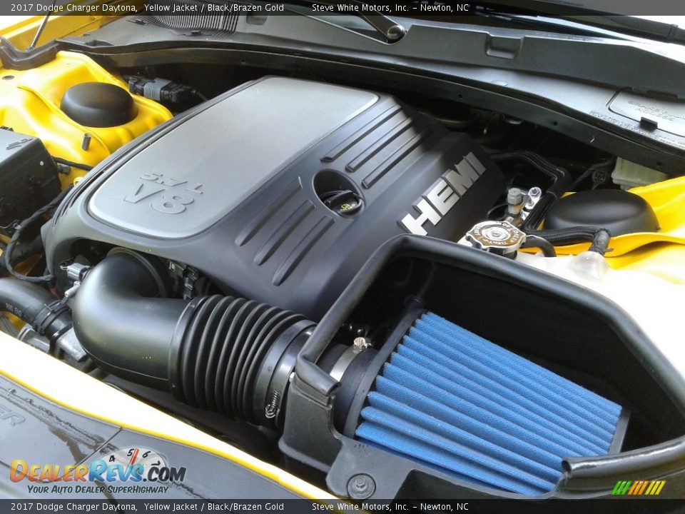 2017 Dodge Charger Daytona Yellow Jacket / Black/Brazen Gold Photo #10