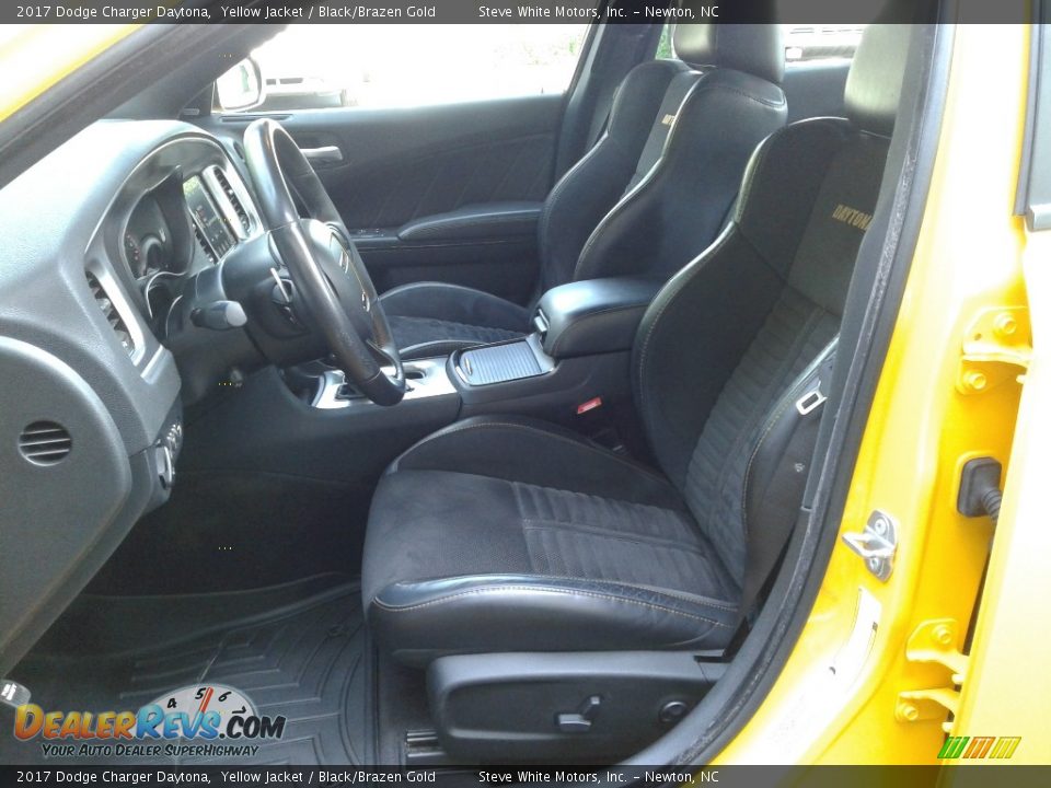 2017 Dodge Charger Daytona Yellow Jacket / Black/Brazen Gold Photo #11
