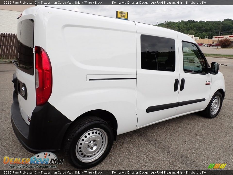 2016 Ram ProMaster City Tradesman Cargo Van Bright White / Black Photo #6