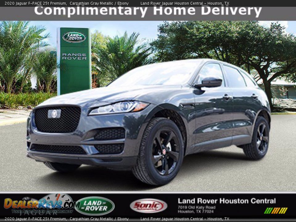 2020 Jaguar F-PACE 25t Premium Carpathian Gray Metallic / Ebony Photo #1