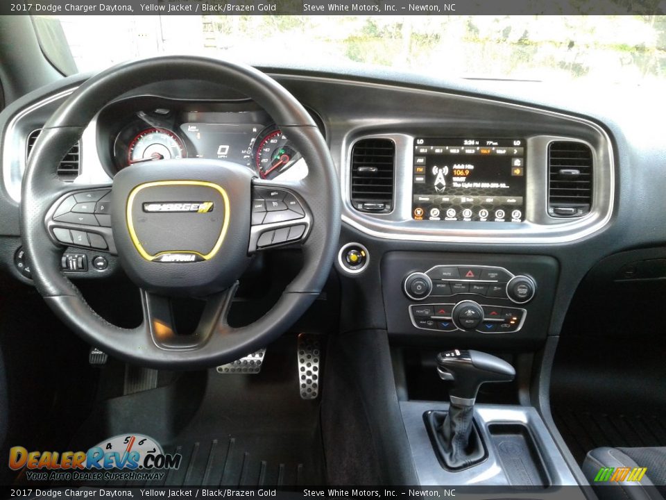 2017 Dodge Charger Daytona Yellow Jacket / Black/Brazen Gold Photo #19