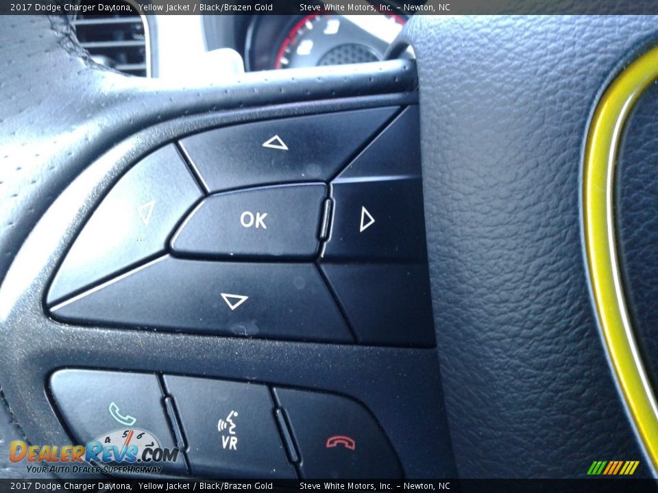 2017 Dodge Charger Daytona Yellow Jacket / Black/Brazen Gold Photo #20