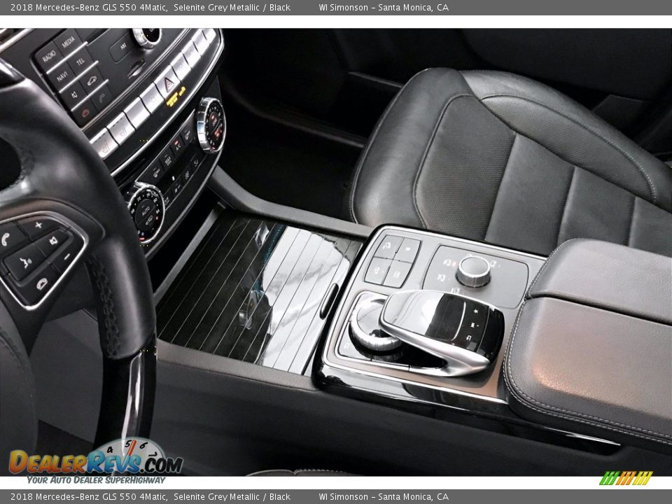 2018 Mercedes-Benz GLS 550 4Matic Selenite Grey Metallic / Black Photo #23