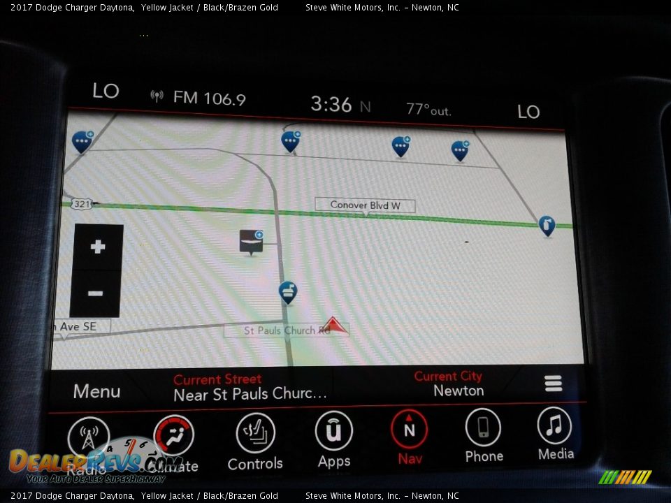 2017 Dodge Charger Daytona Yellow Jacket / Black/Brazen Gold Photo #25