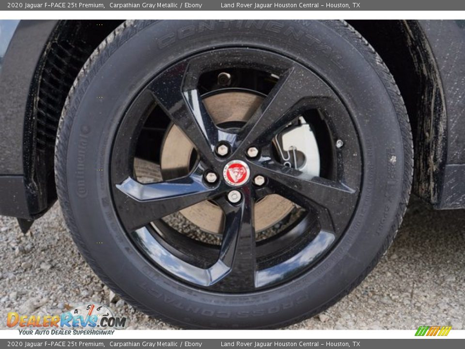 2020 Jaguar F-PACE 25t Premium Carpathian Gray Metallic / Ebony Photo #10