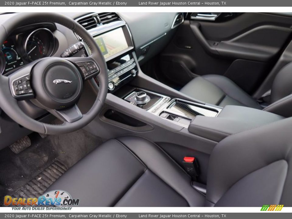 2020 Jaguar F-PACE 25t Premium Carpathian Gray Metallic / Ebony Photo #14