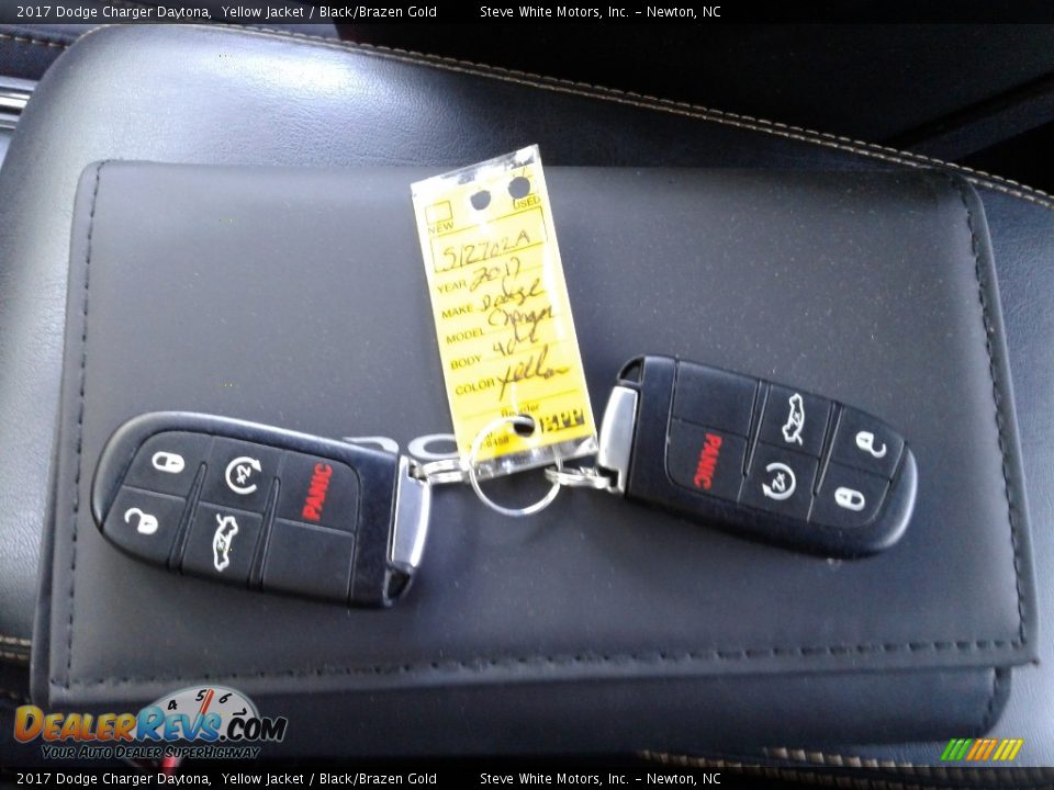 2017 Dodge Charger Daytona Yellow Jacket / Black/Brazen Gold Photo #31