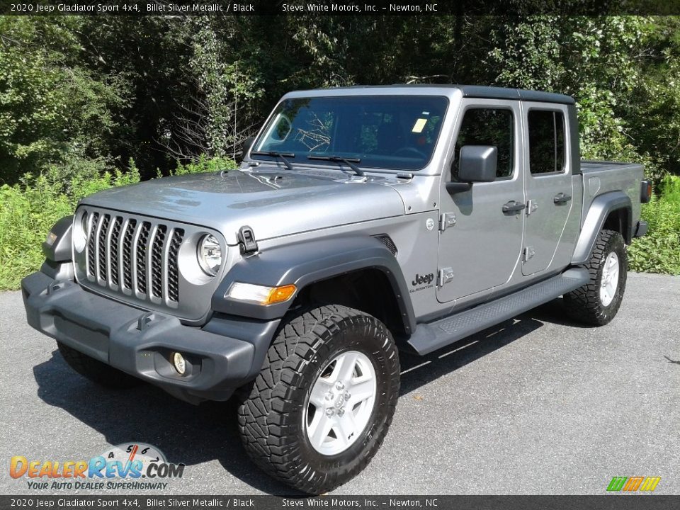 2020 Jeep Gladiator Sport 4x4 Billet Silver Metallic / Black Photo #3