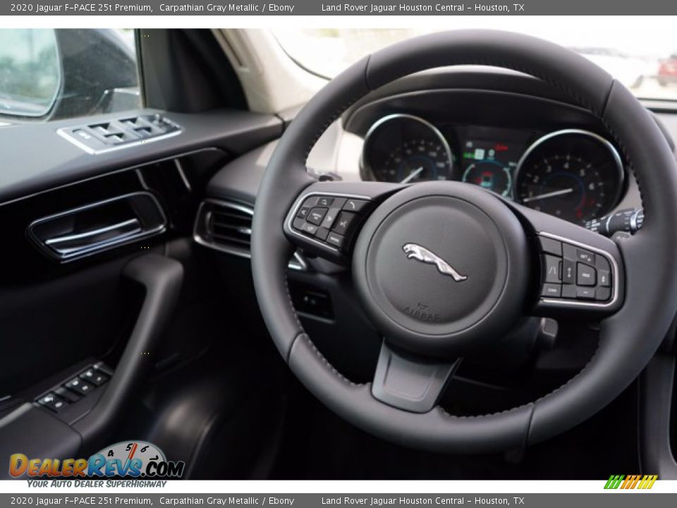 2020 Jaguar F-PACE 25t Premium Carpathian Gray Metallic / Ebony Photo #26