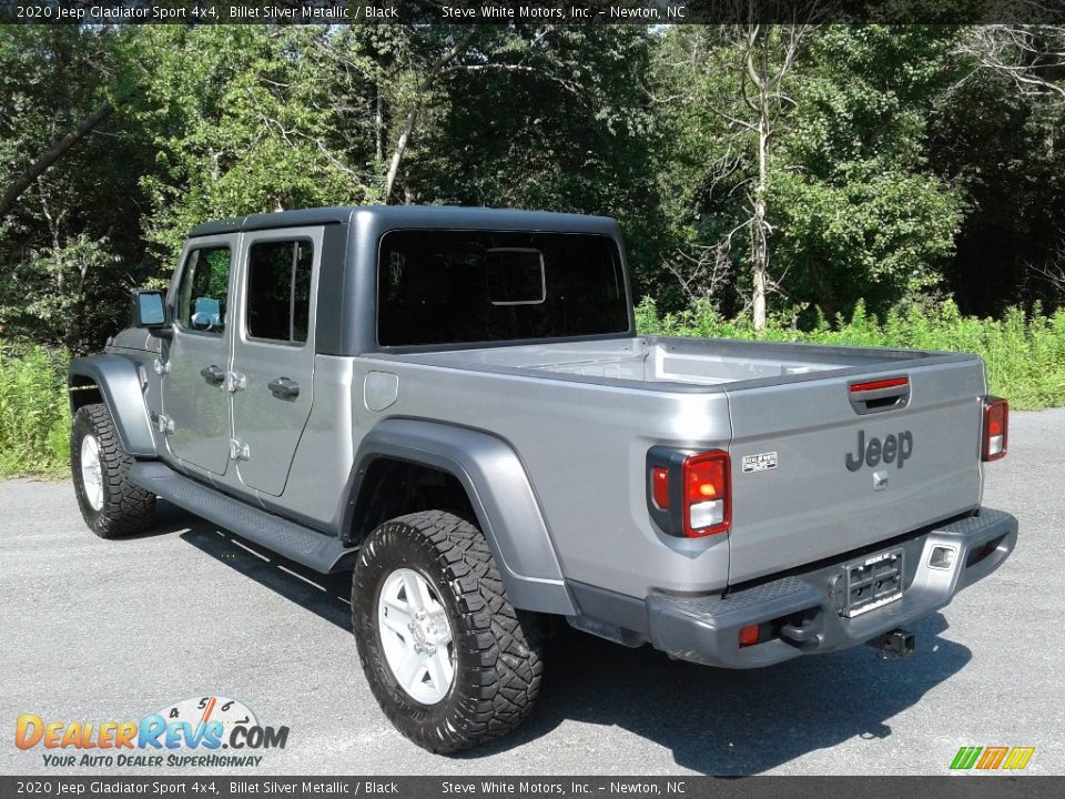2020 Jeep Gladiator Sport 4x4 Billet Silver Metallic / Black Photo #10