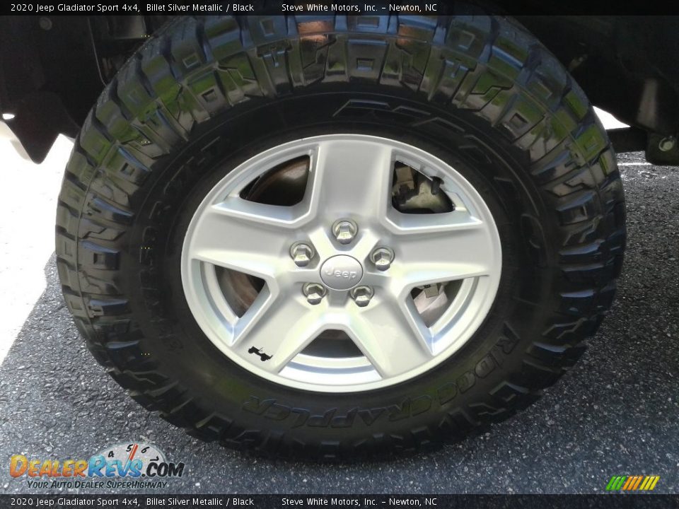2020 Jeep Gladiator Sport 4x4 Billet Silver Metallic / Black Photo #11