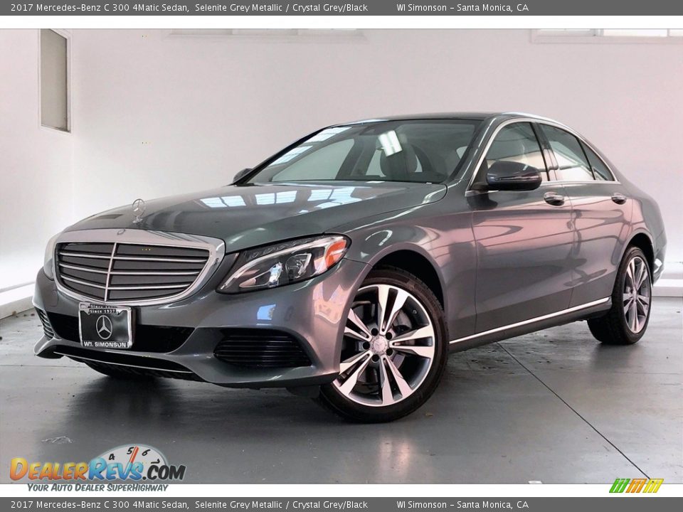 Front 3/4 View of 2017 Mercedes-Benz C 300 4Matic Sedan Photo #12