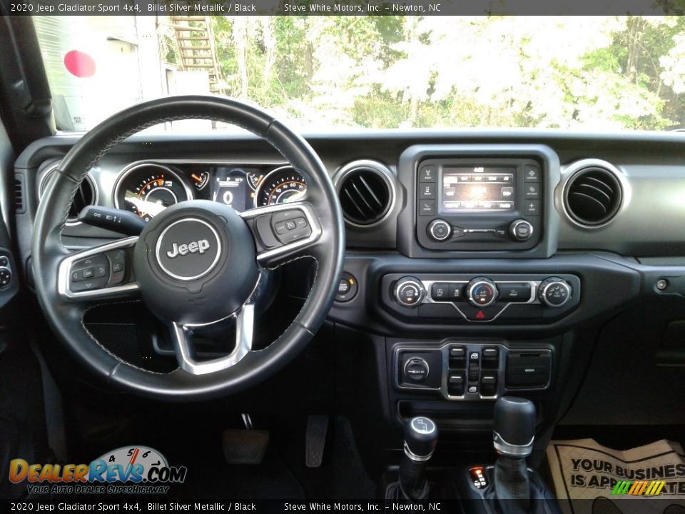 2020 Jeep Gladiator Sport 4x4 Billet Silver Metallic / Black Photo #20