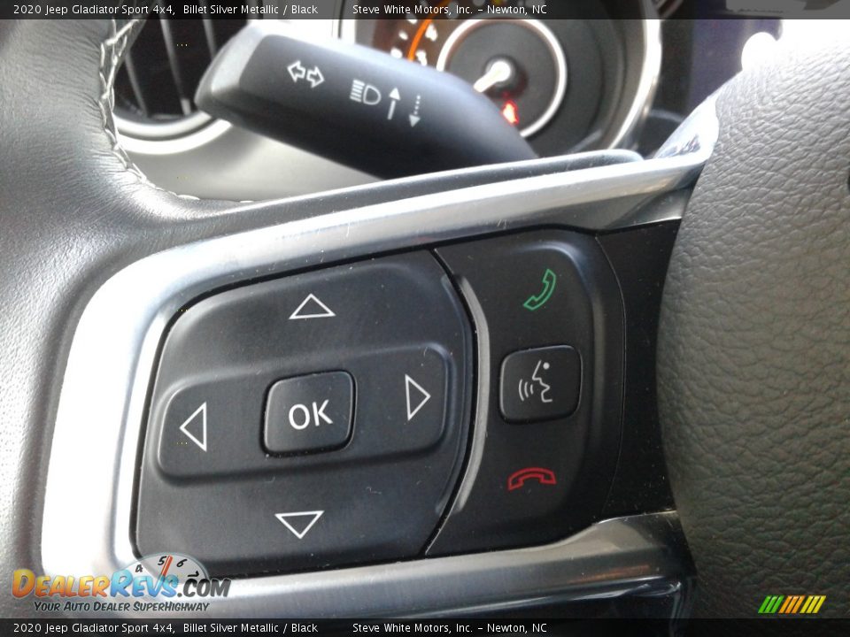 2020 Jeep Gladiator Sport 4x4 Billet Silver Metallic / Black Photo #21