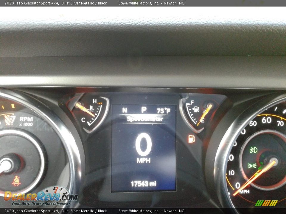 2020 Jeep Gladiator Sport 4x4 Billet Silver Metallic / Black Photo #23