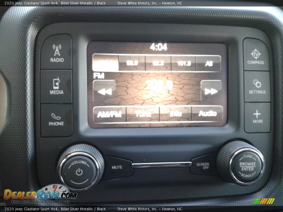 2020 Jeep Gladiator Sport 4x4 Billet Silver Metallic / Black Photo #24