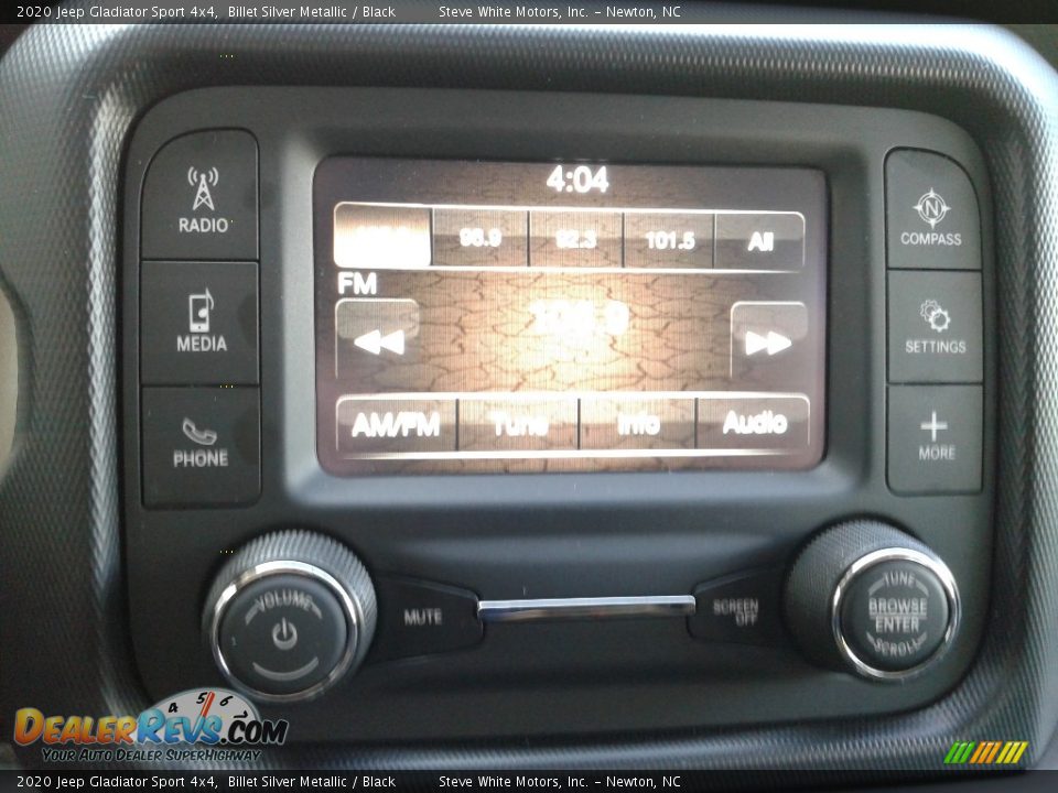2020 Jeep Gladiator Sport 4x4 Billet Silver Metallic / Black Photo #25