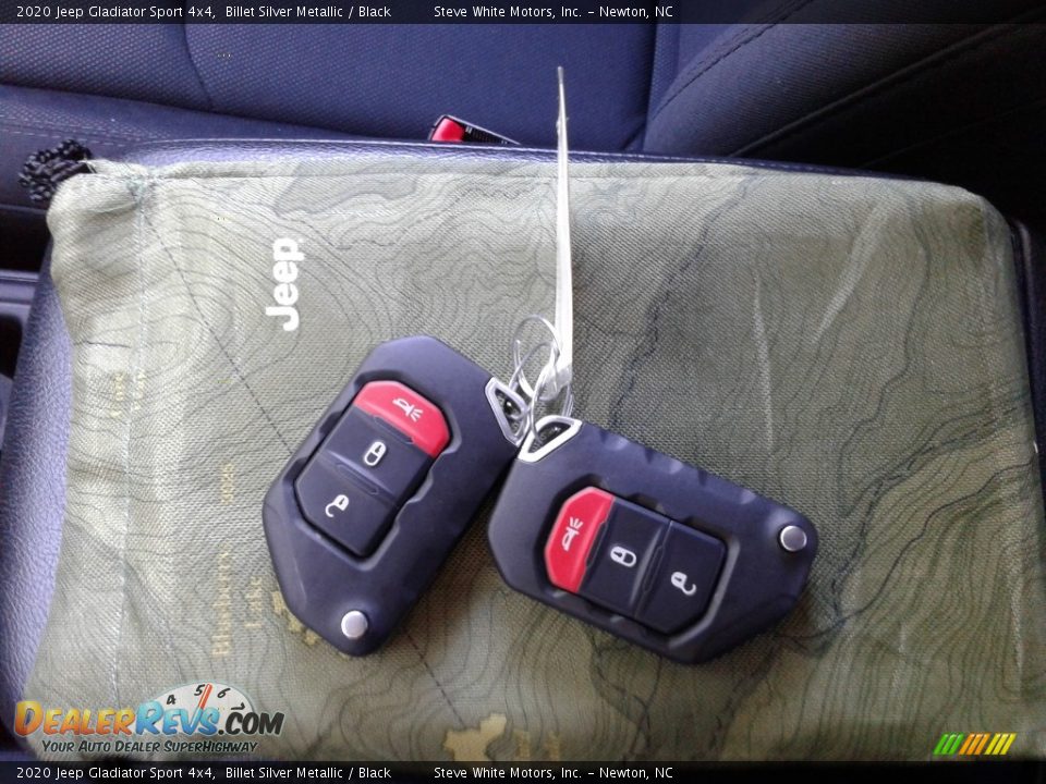 2020 Jeep Gladiator Sport 4x4 Billet Silver Metallic / Black Photo #30